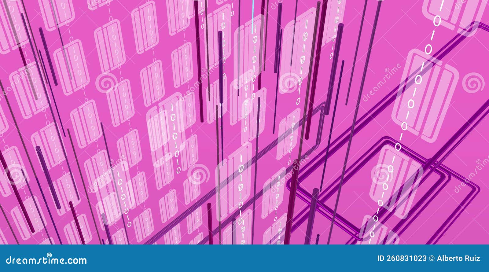 violish technological code background