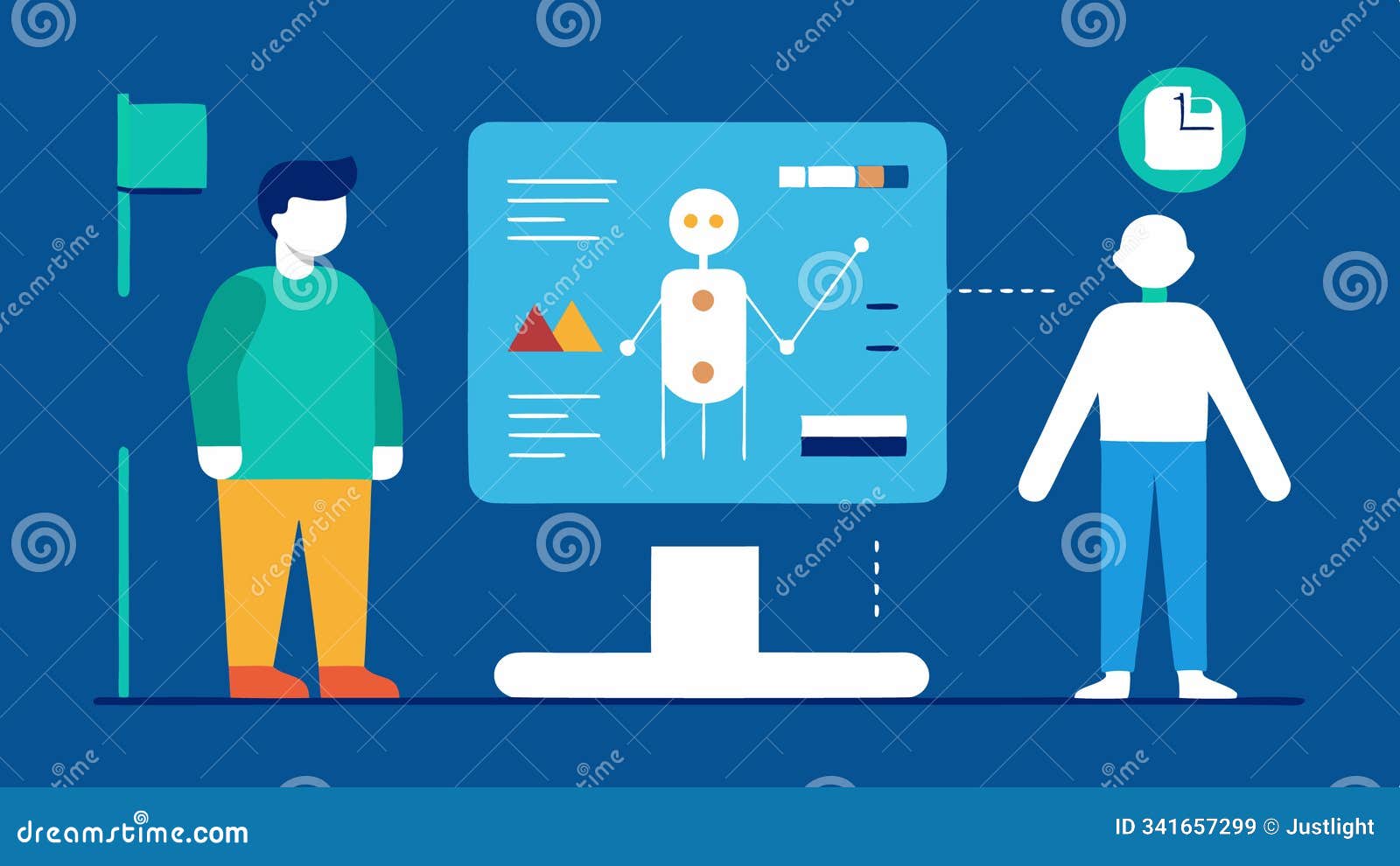 TechEnhanced Diagnostics a Digital Device Scanning the Patients Body