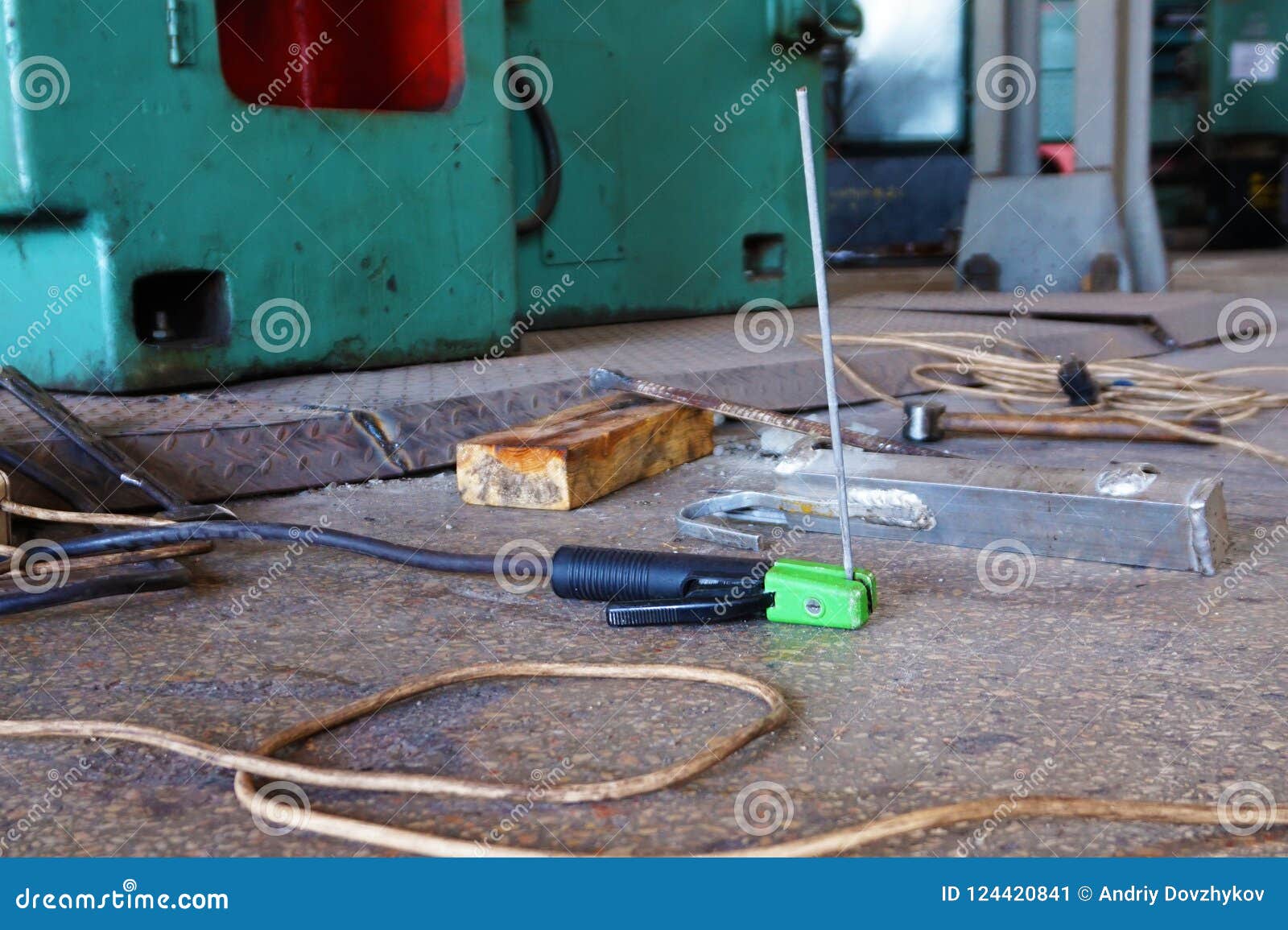 The Technical Accessories of the Welding Equipment are Ready for Use