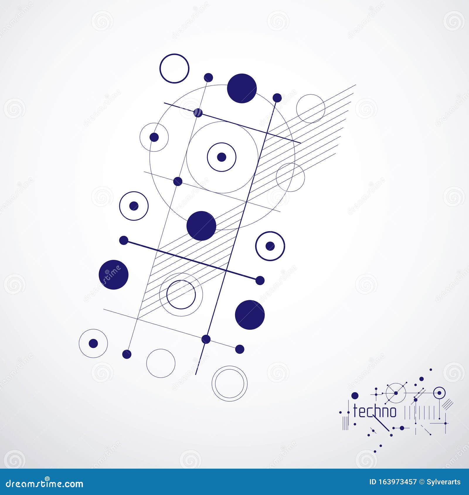 technical plan, abstract engineering draft for use in graphic and web .  drawing of industrial system created with