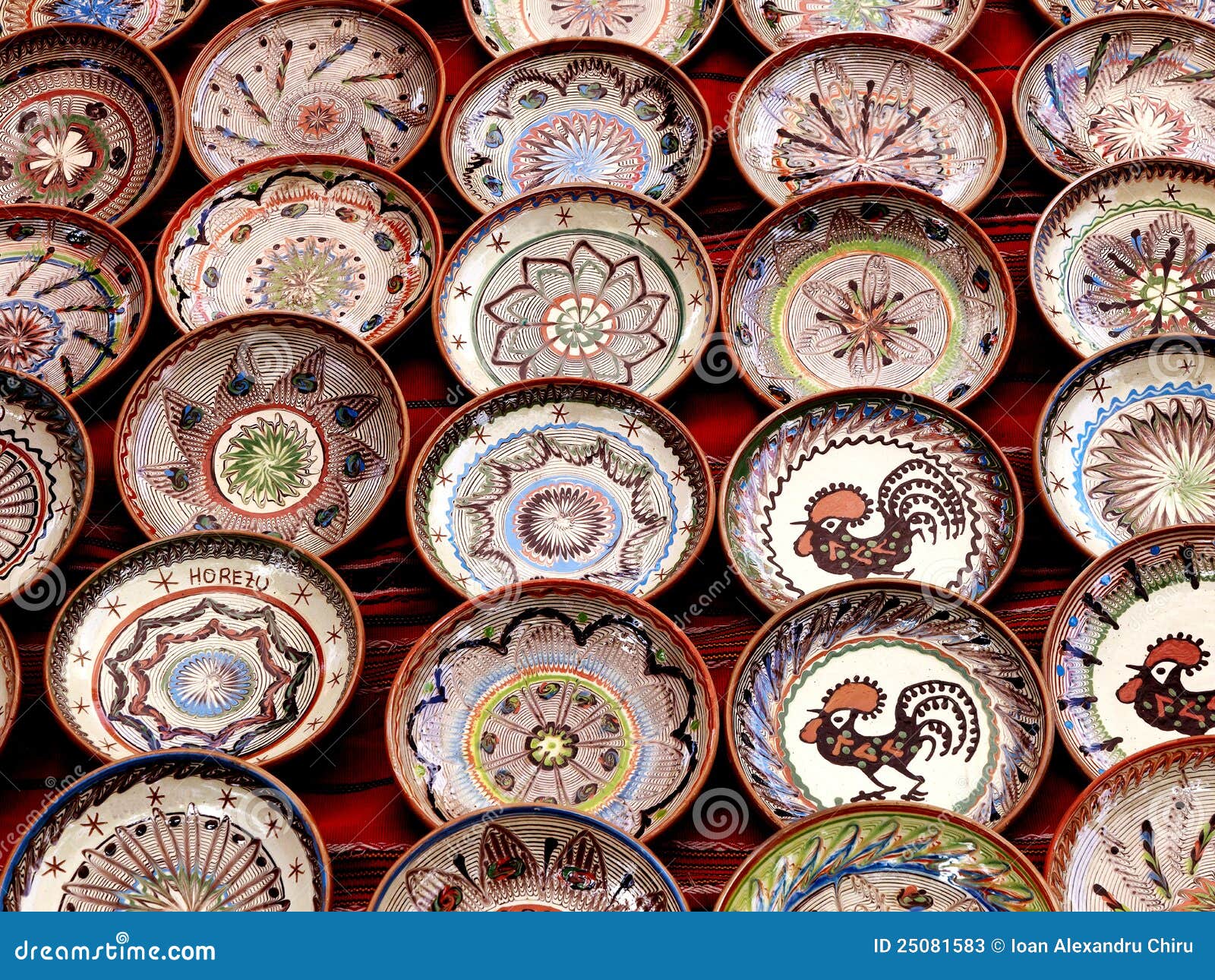 Technical and Popular Art Pottery Stock Image Image of decor