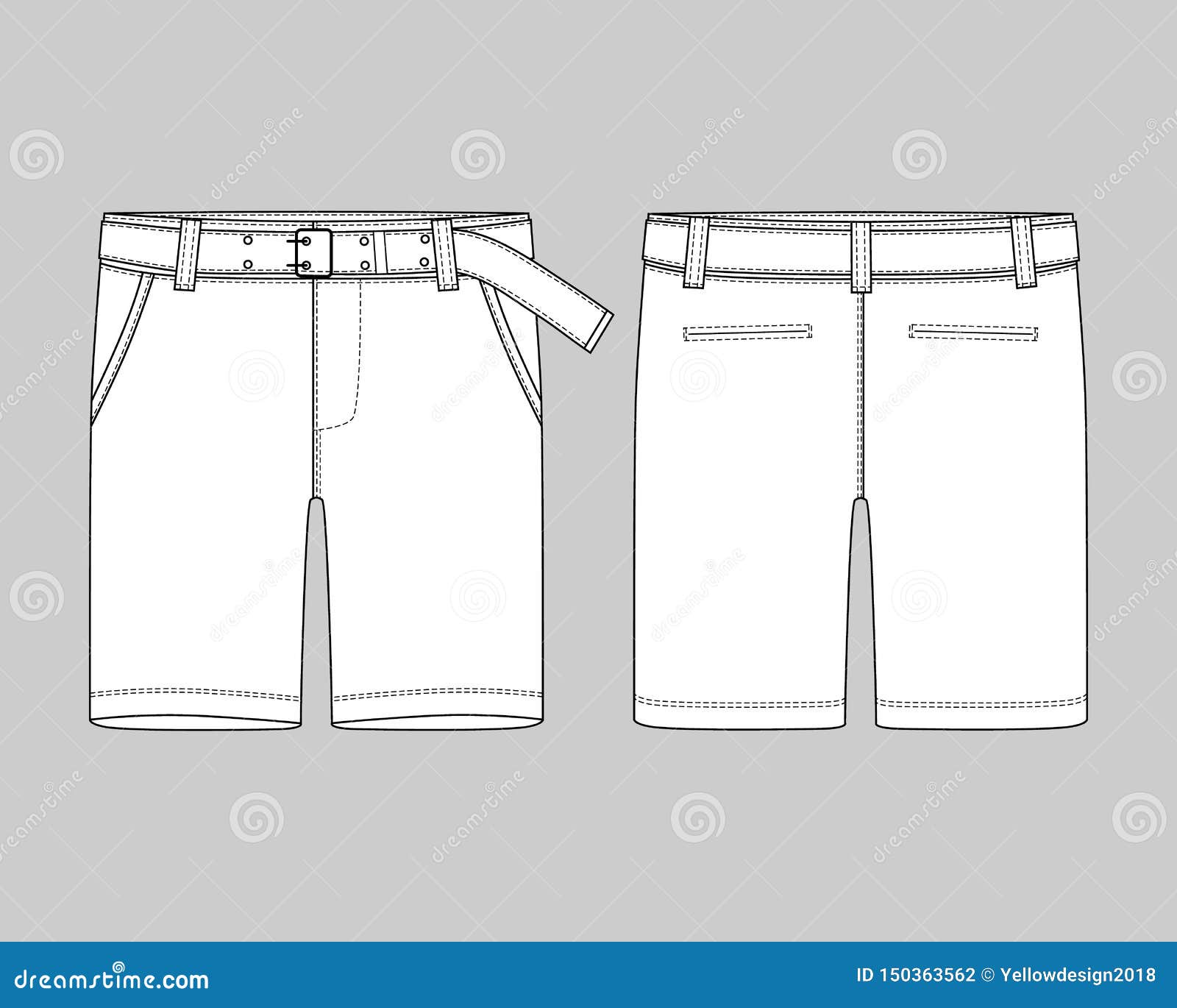 men belt / cartoon vector and illustration, black and white, hand drawn,  sketch style, isolated on white background. Stock Vector | Adobe Stock
