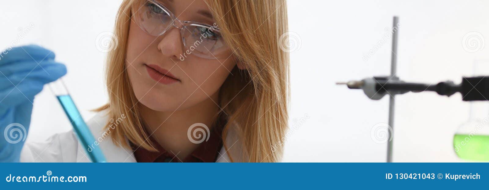 Technician Hold in Arms in Protective Gloves Stock Image - Image of ...