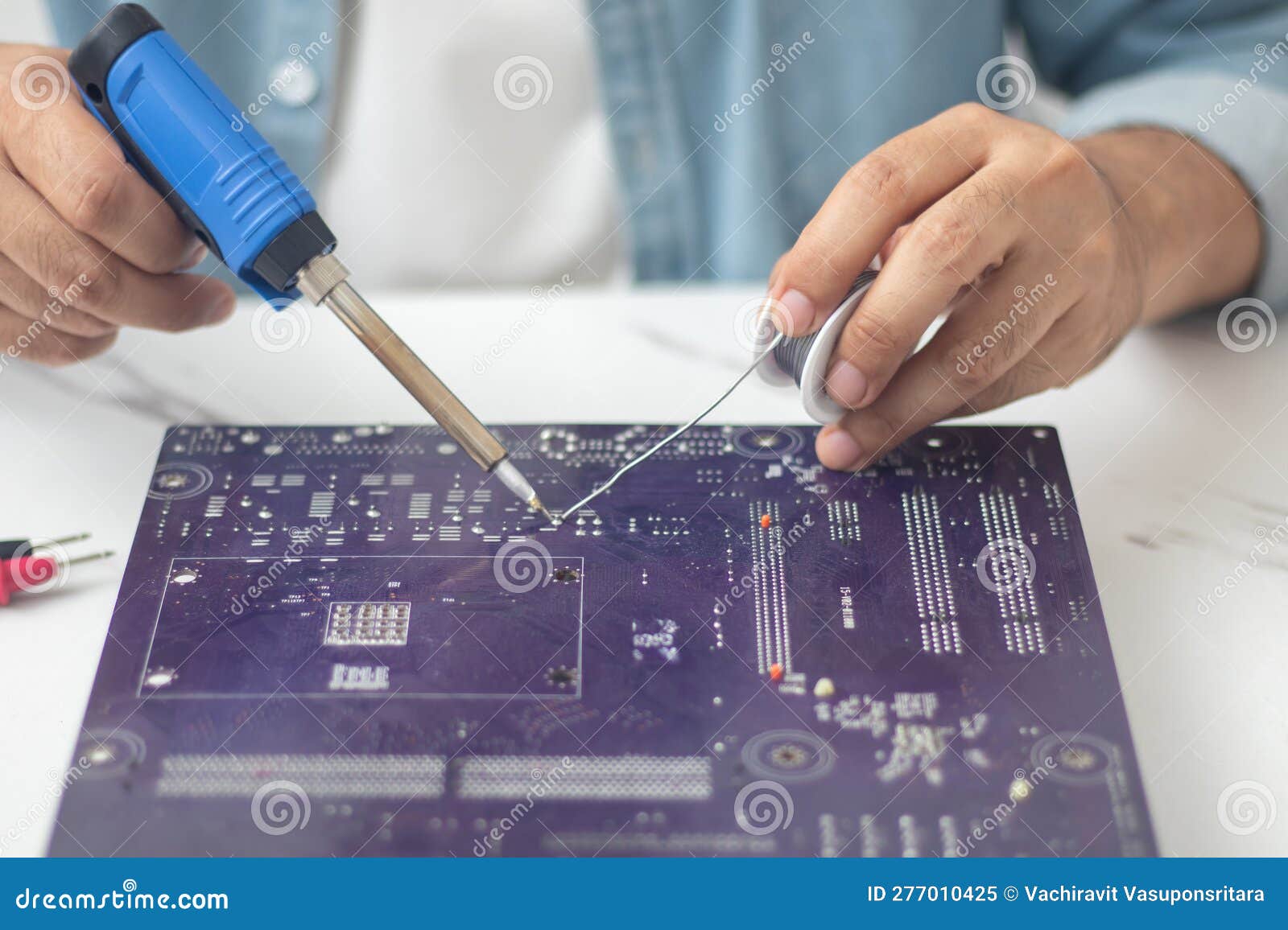 Repair Of Circuit Board Stock Image | CartoonDealer.com #20390935