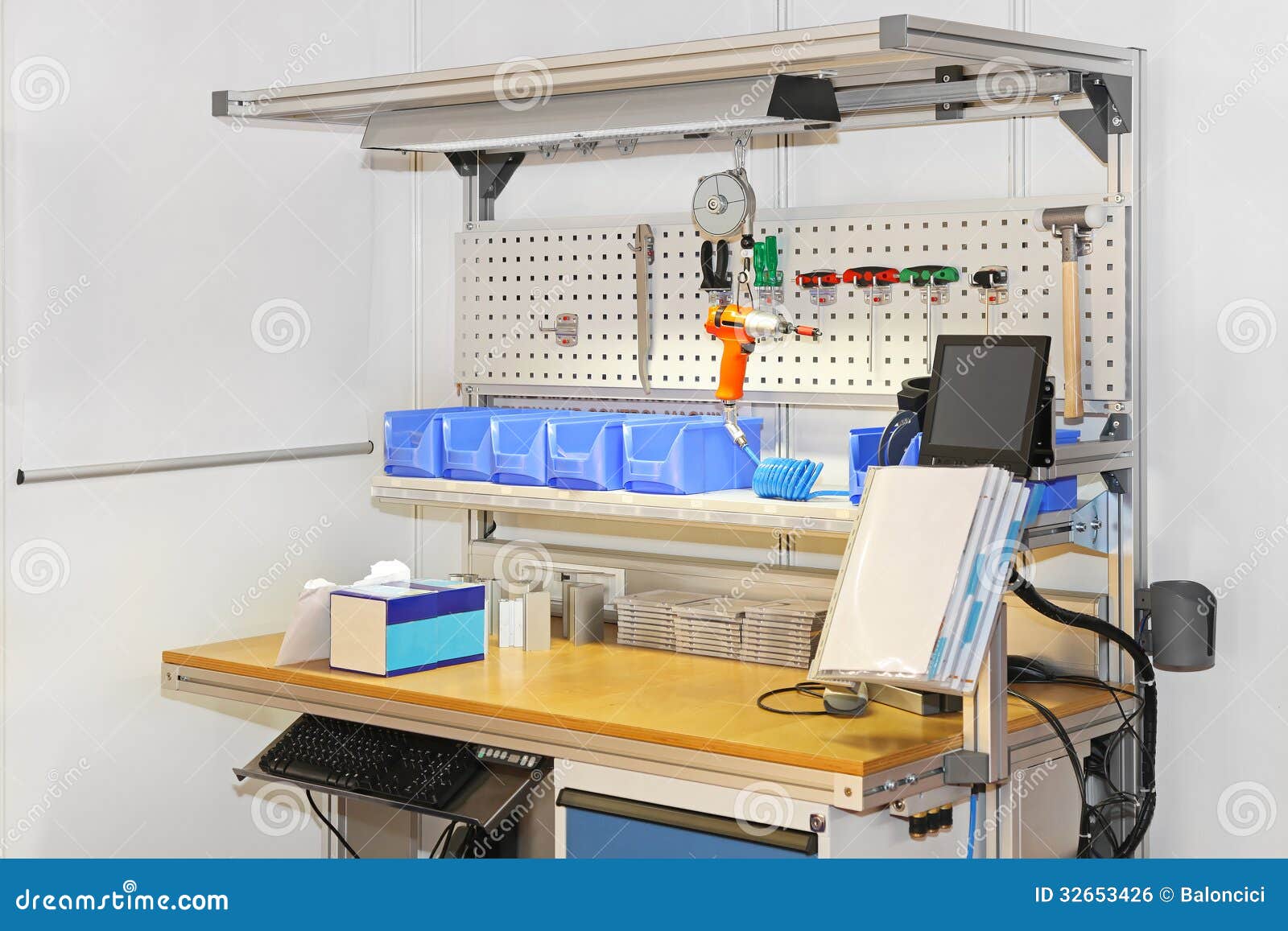 Technician workbench stock photo. Image of equipment ...