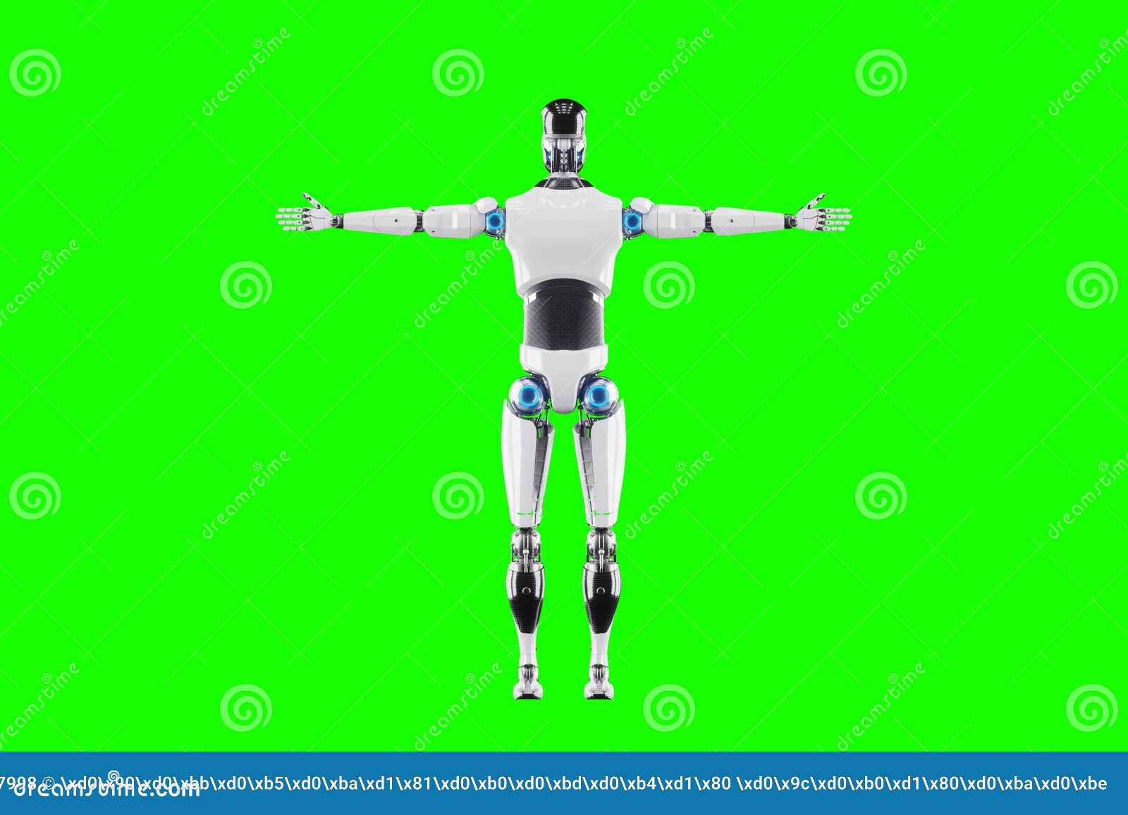 Technological Modern Robot Body Full Body , Photorealism. Neural