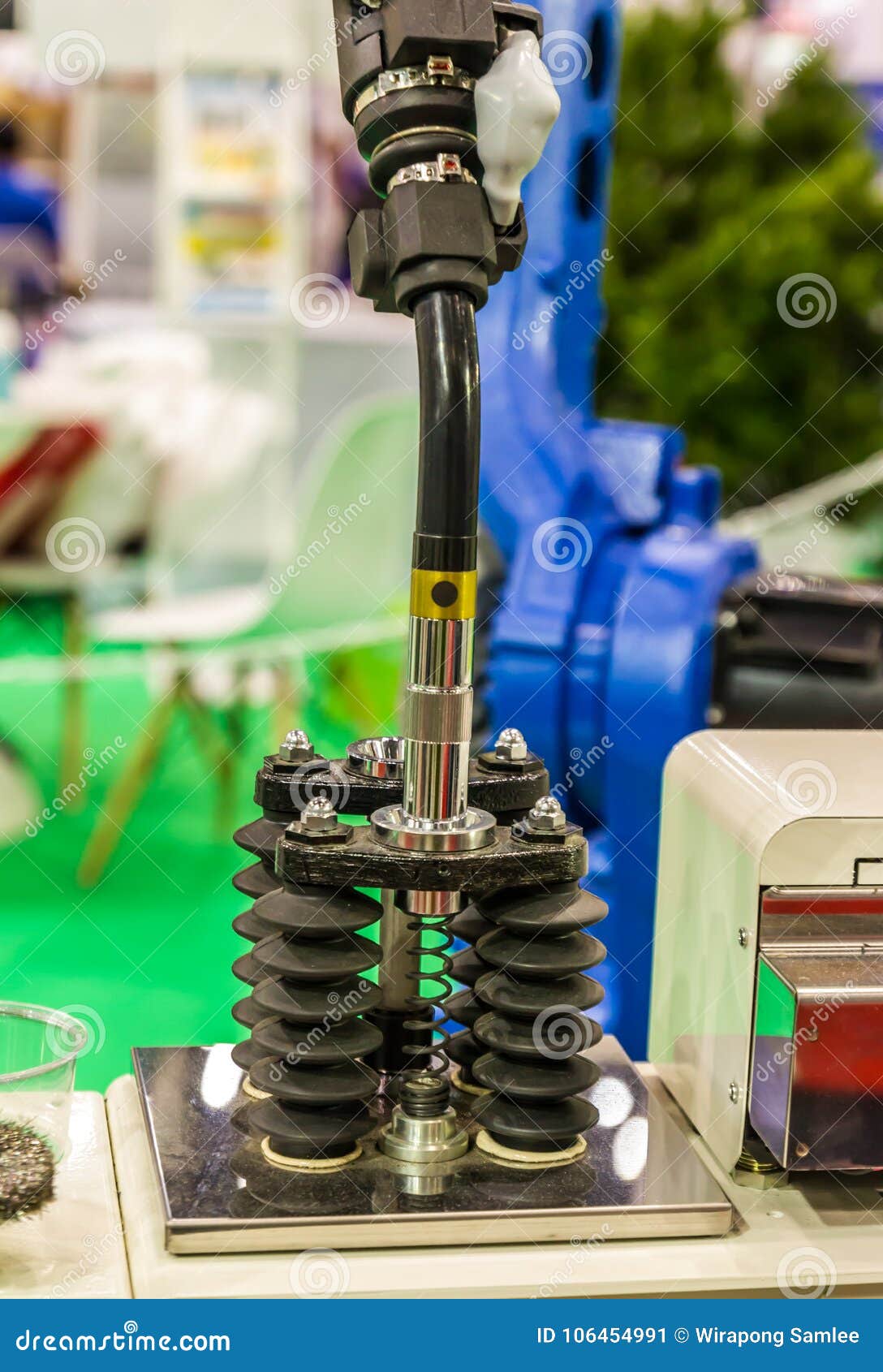 Technology of Automatic Robot Welding Tip Cleaner Stock Image Image of technology, engineering