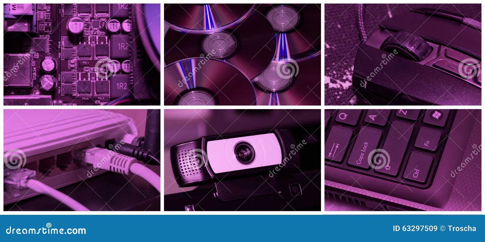 Technology collage editorial stock image. Image of hard 63297509