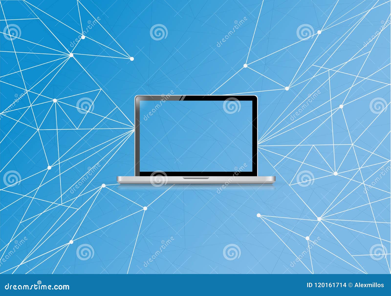 Technology Link Network Diagram  Stock Photo