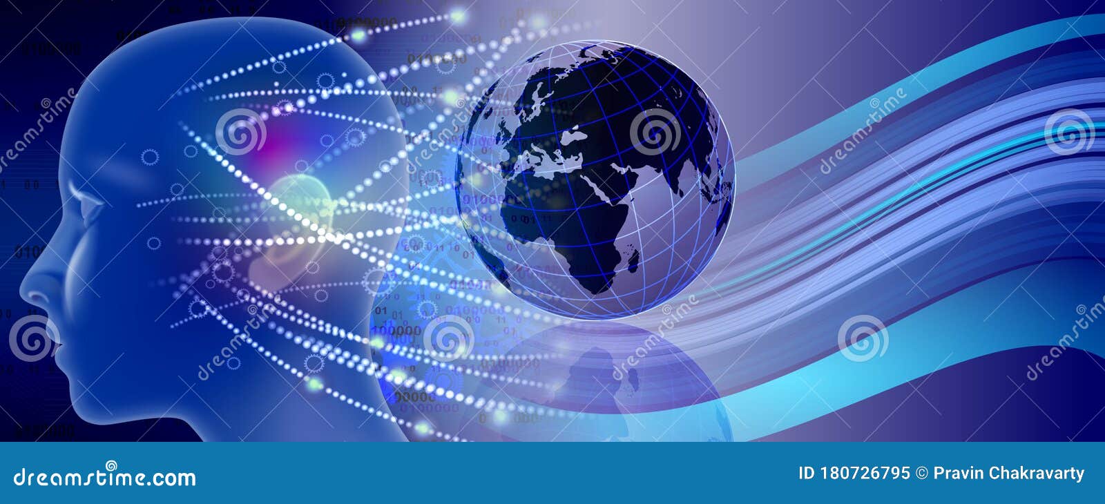 technology web glob background.artificial intelligence virtual concept. world network  technology communication background.