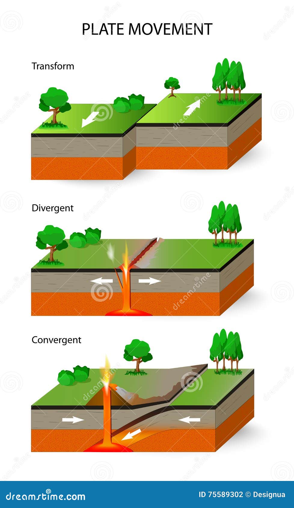 tectonic plates. plate movement