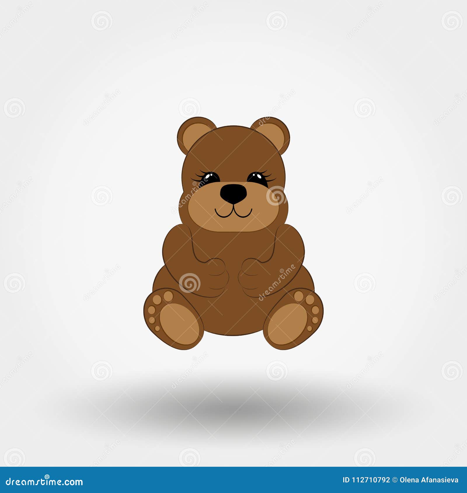 Download Teddy Bear Baby. Icon. Vector. Flat. Stock Illustration - Illustration of illustration, little ...