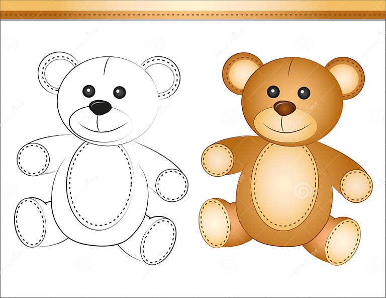 Teddy bear stock illustration. Illustration of cartoon 41535540