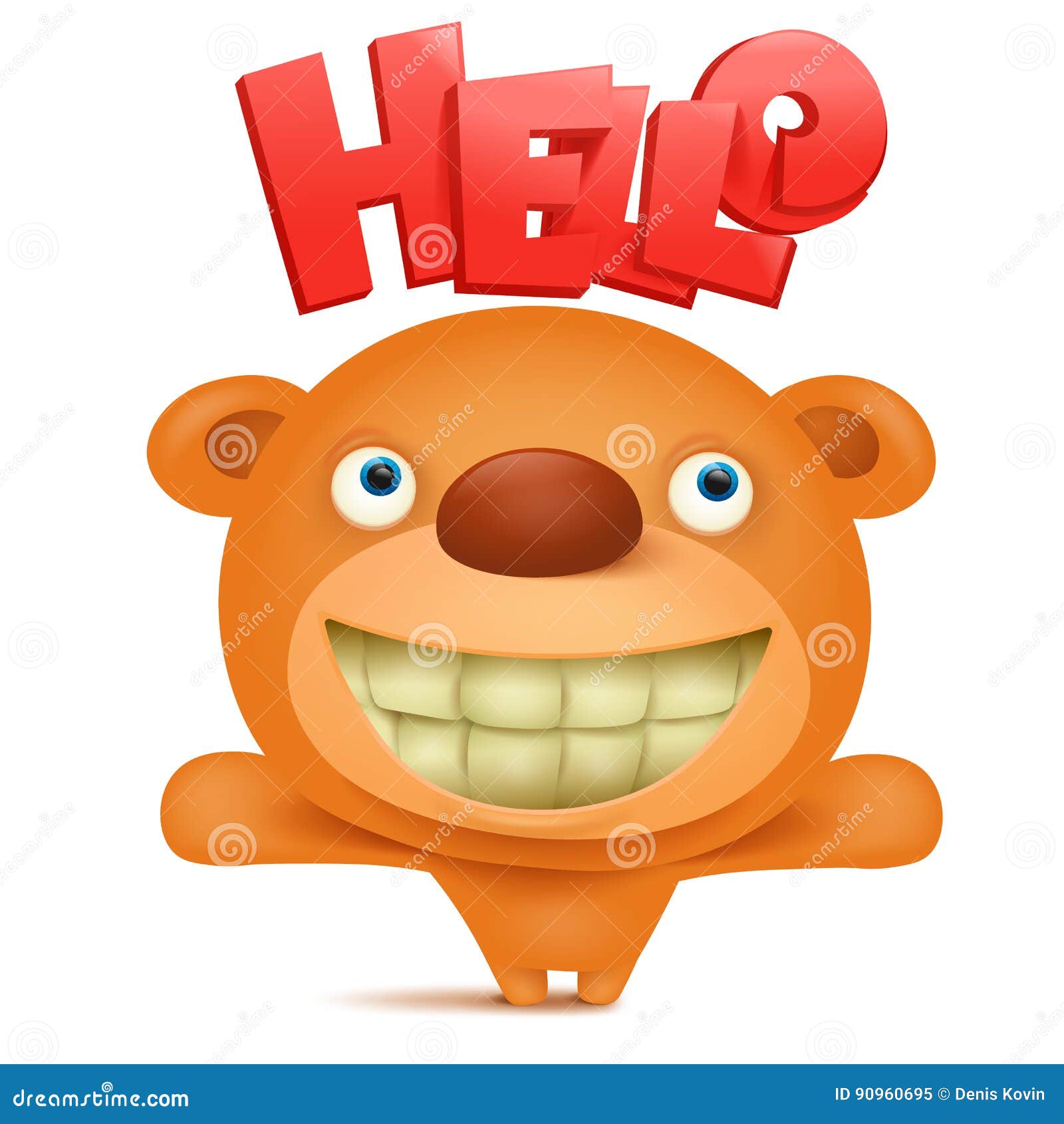 Teddy Bear Emoji Character with Hello Title Stock Illustration - Illustration of teddy, expression: 90960695 Teddy Bear Emoji Character with Hello Title Stock Illustration - Illustration of teddy, expression: 90960695