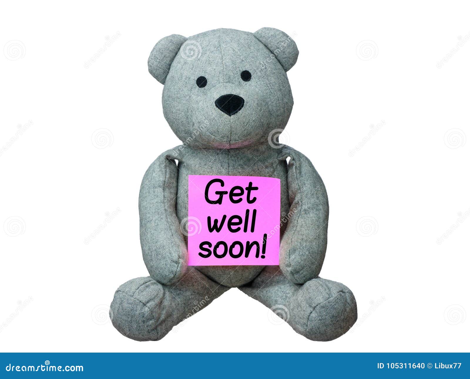 Teddy Bear Get Well Soon Card, Greetings Card