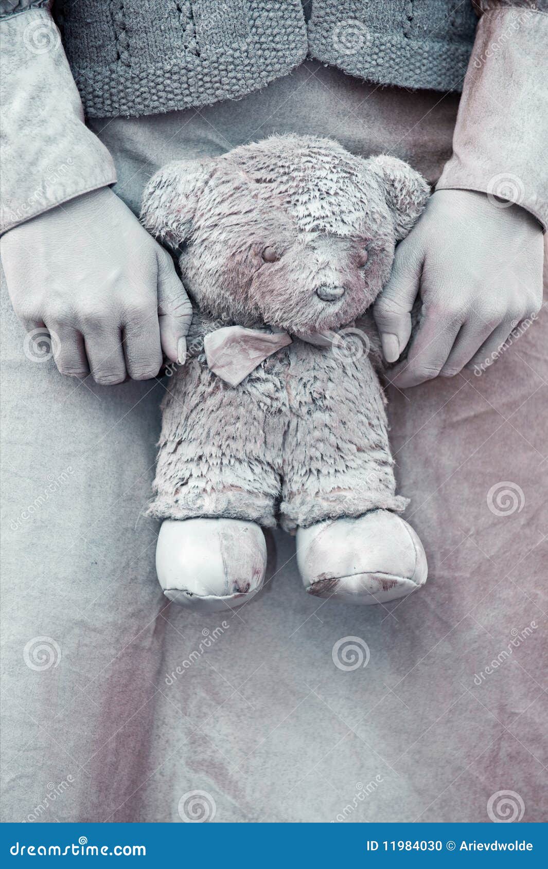 Teddybear in hands stock photo. Image of childhood, furry 11984030