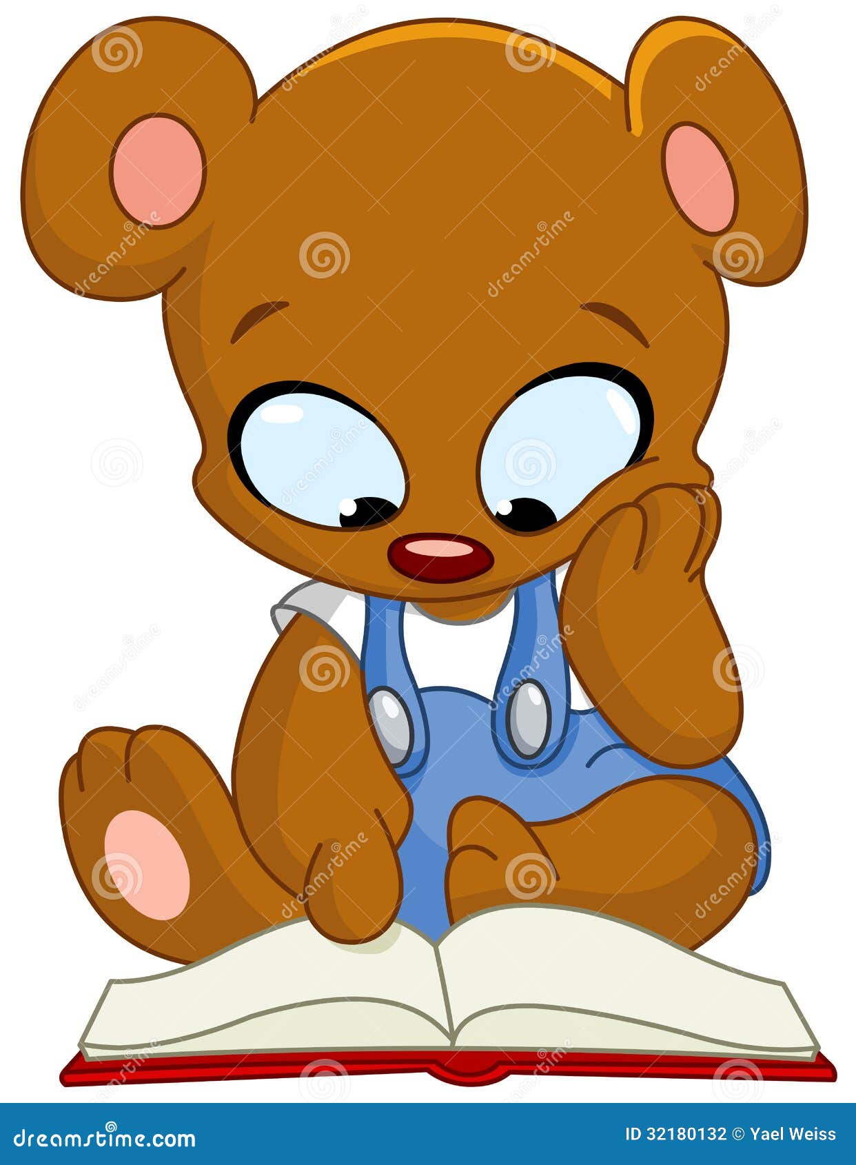 teddy bear reading clipart - photo #15