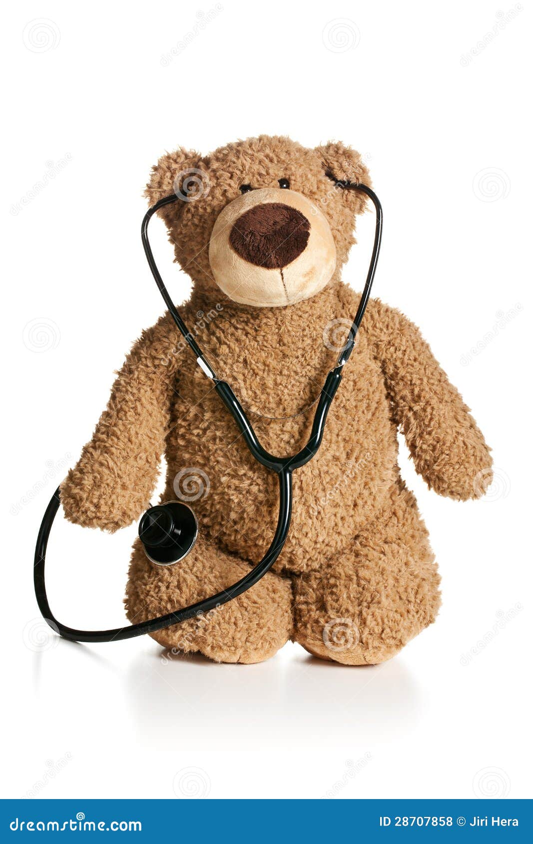 Teddy Bear With Stethoscope Royalty Free Stock Photos - Image: 28707858