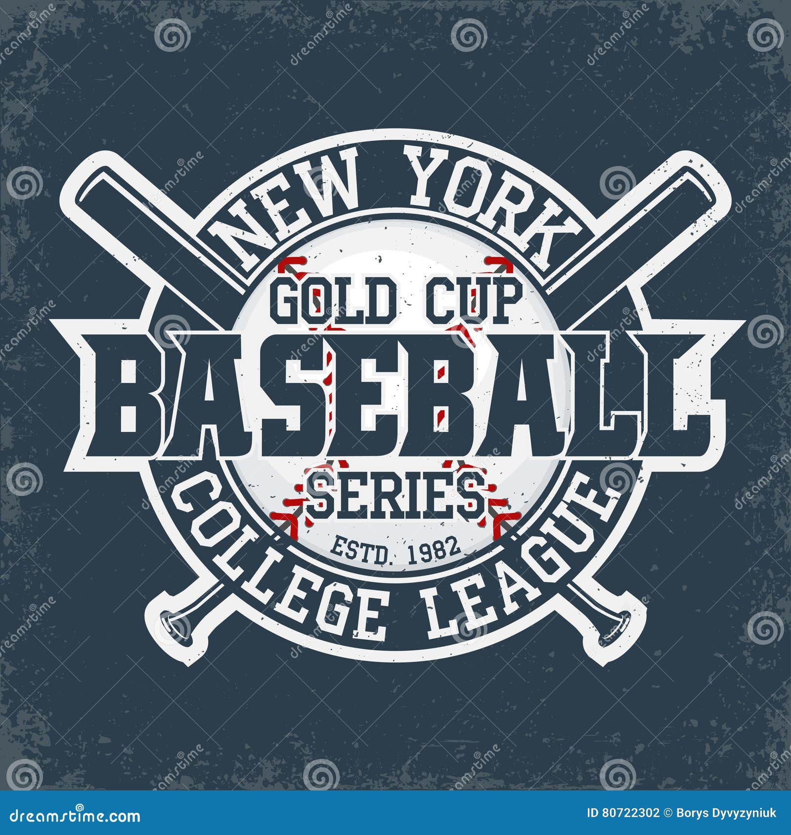 Tee shirt print design stock vector. Illustration of baseball - 80722302