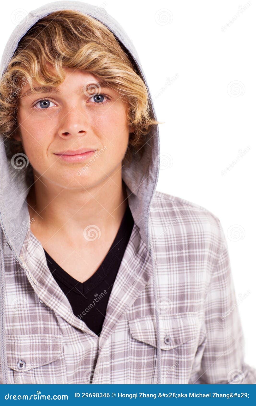 Teen boy closeup stock photo. Image of cute, teen, blonde - 29698346