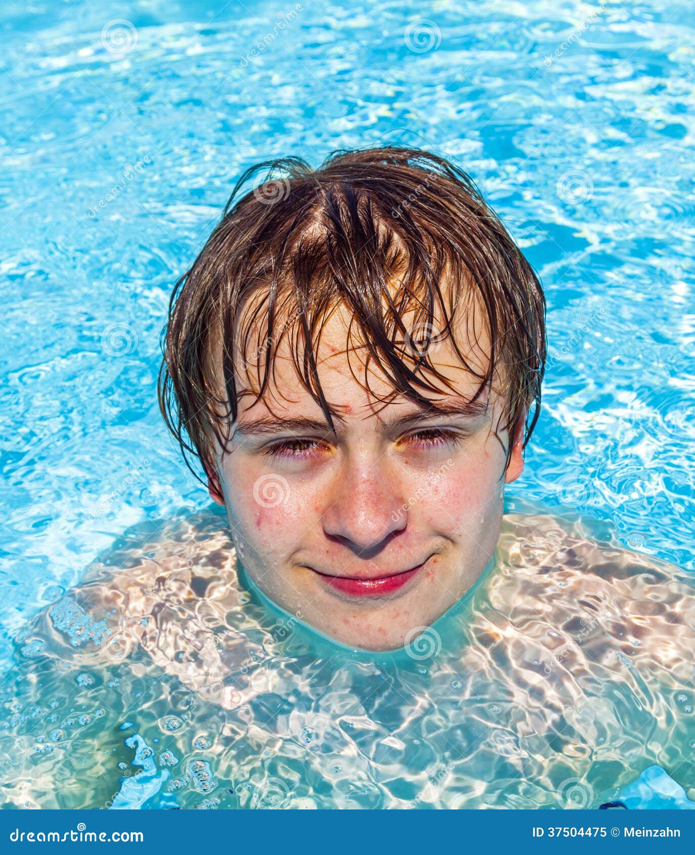 Young Boys Swimming Underwater in Stock Footage Video (100 
