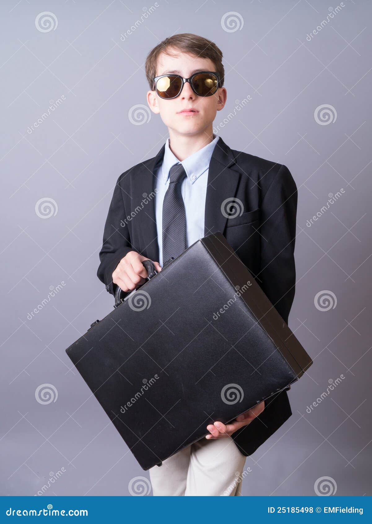 Teen Business Man with Briefcase Stock Photo Image of children, youth