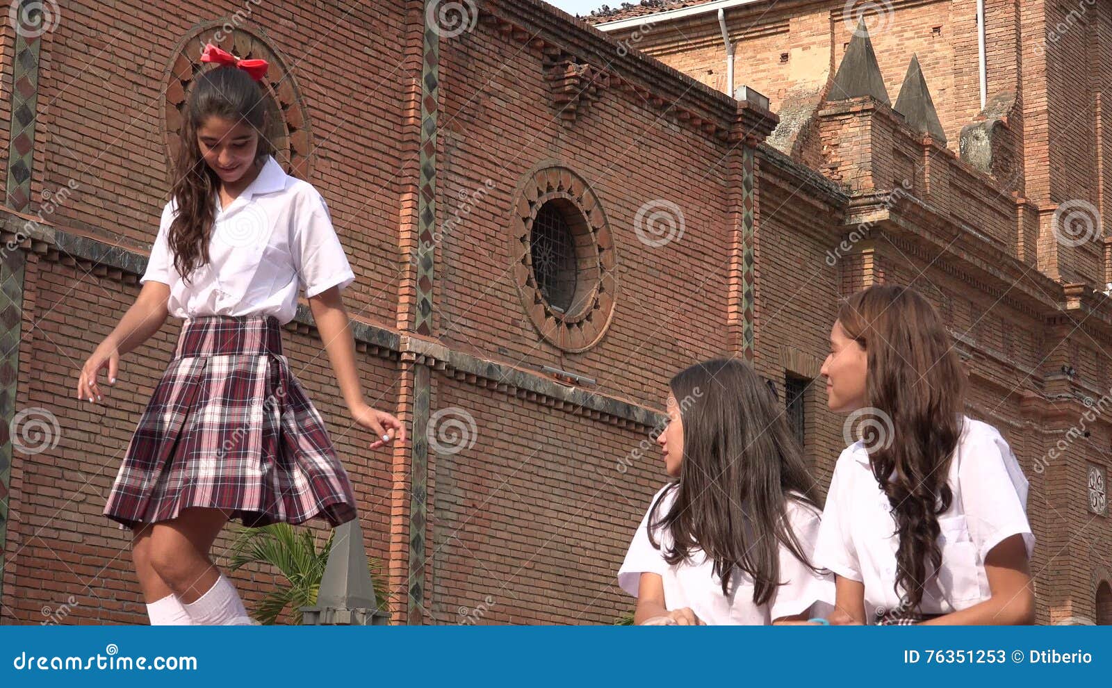 Dancing Schoolgirls