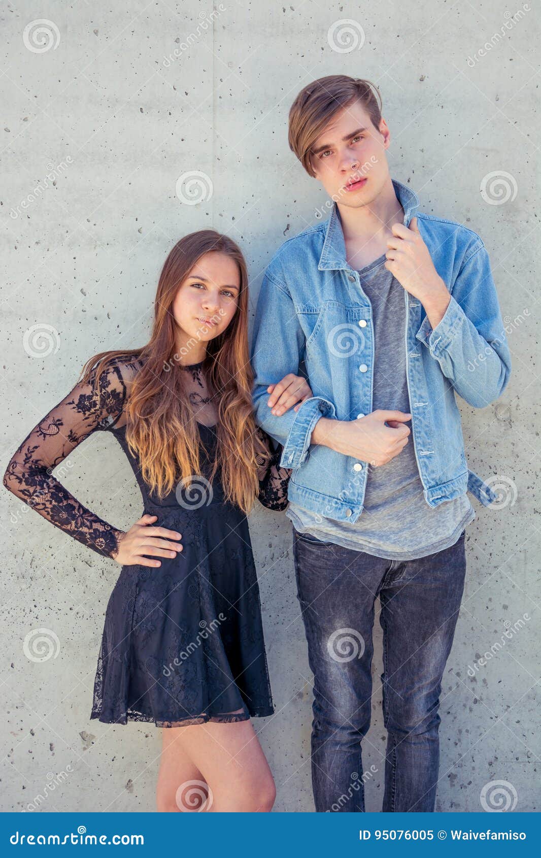 Teen Couple In Love On A Date Stock Image Image O