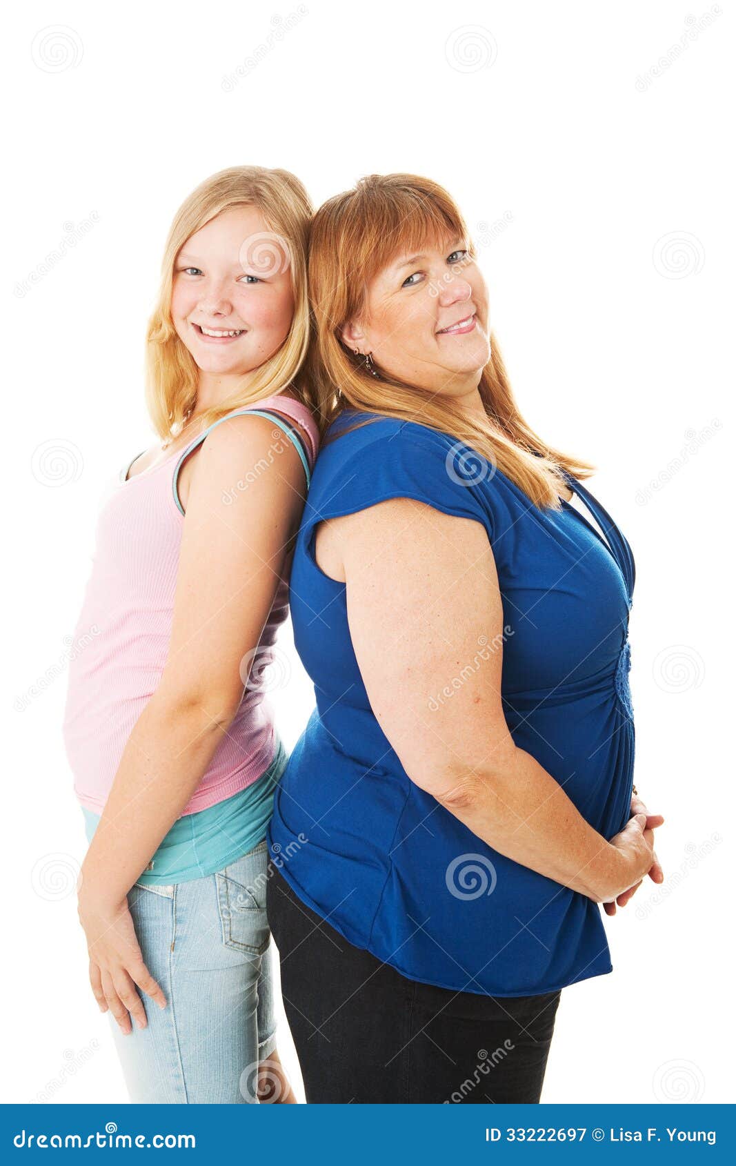 teen daughter is taller than mom