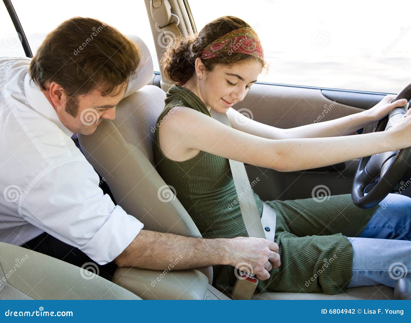 teen driver - fasten your seatbelt