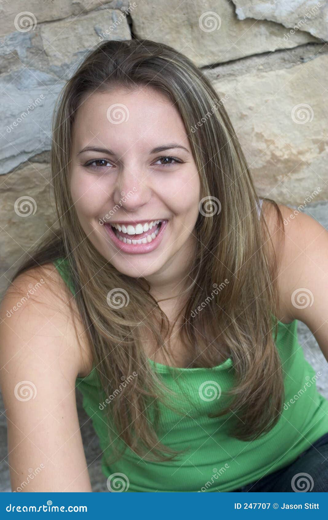 Teen Girl Stock Image Image Of Teenagers Smiling Laugh 247707