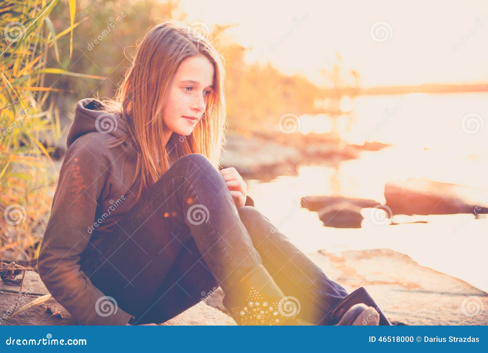 Teen Girl All Alone