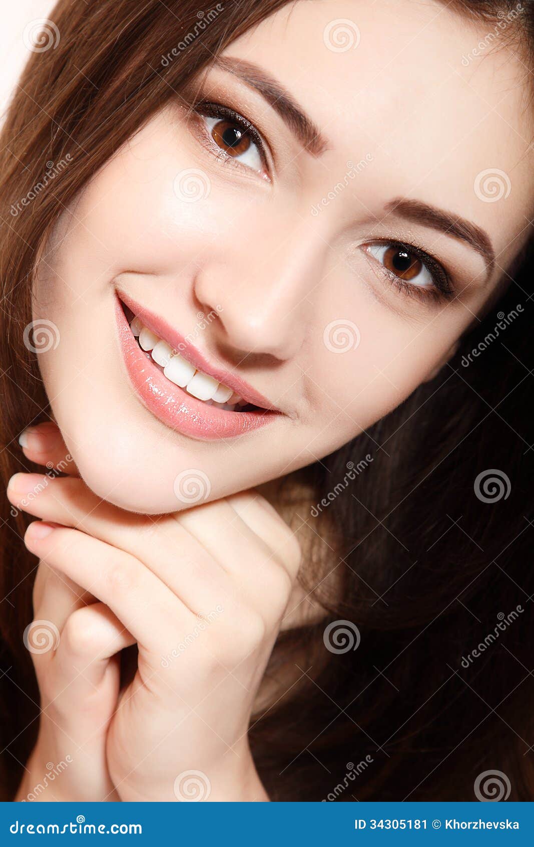 Teen Girl Beauty Face Stock Image Image Of Hair Human 34305181