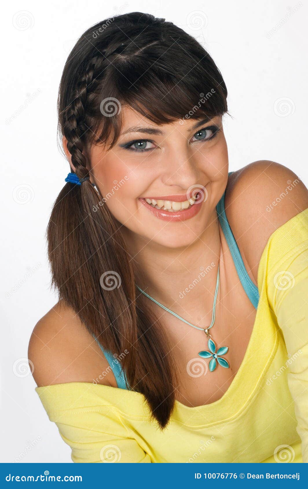 Teen Girl Face With Make Up Royalty Free Stock Image Image 10076776