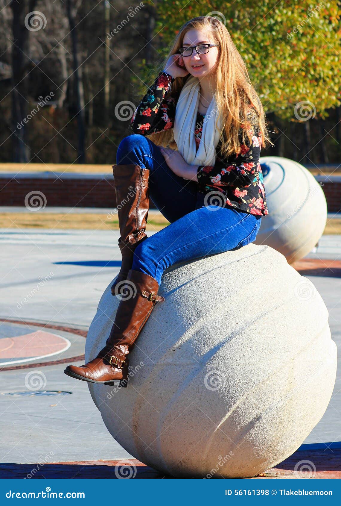 Teen Girl In Boots