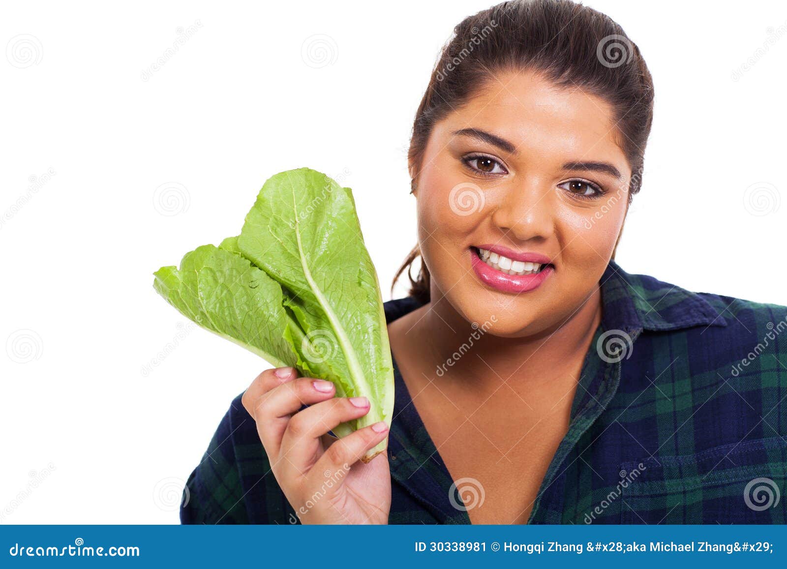 Teen girl lettuce stock image. Image of plus, background 30338981