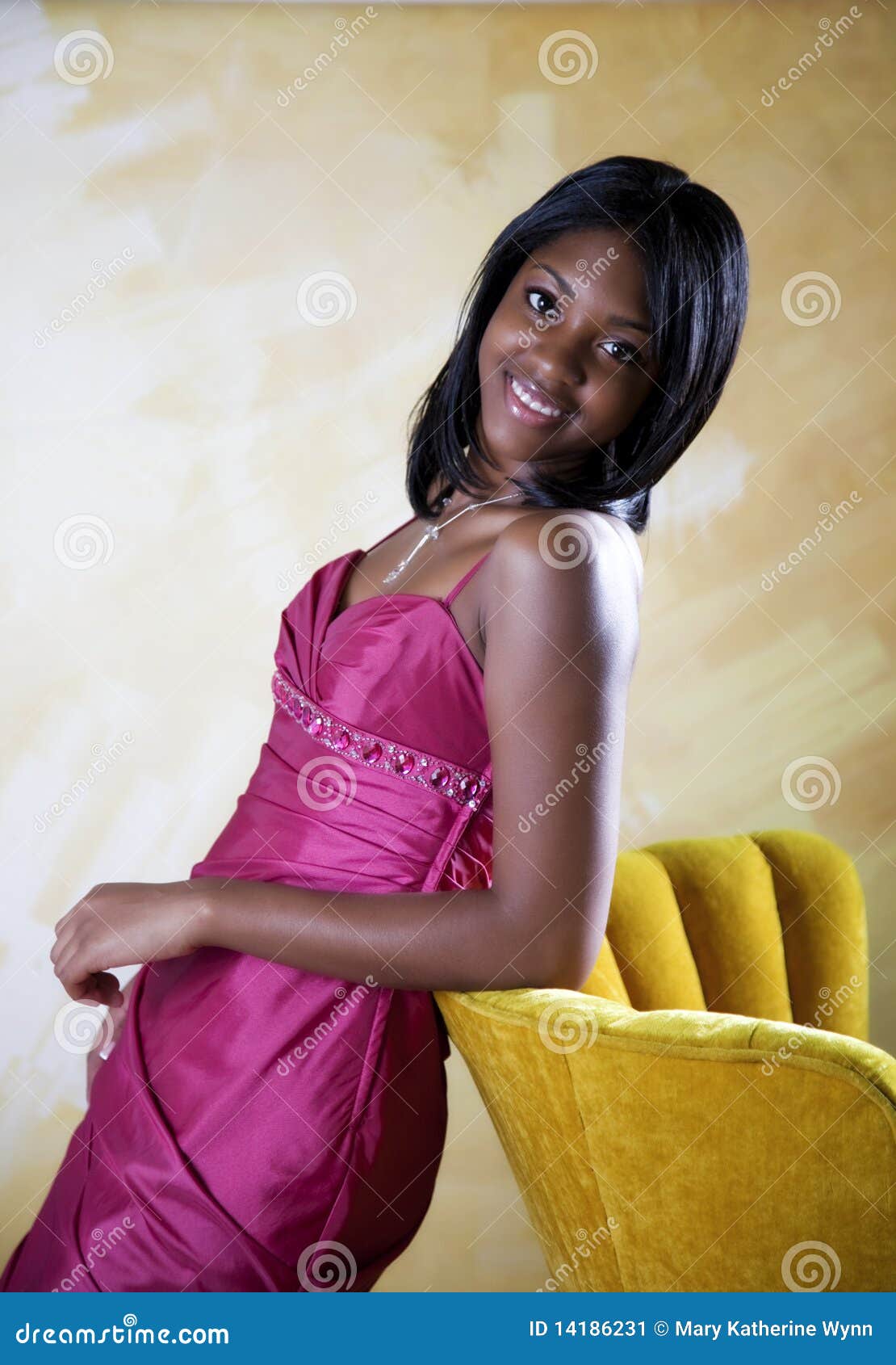 Teen Girl Prom Stock Image Image 14186231