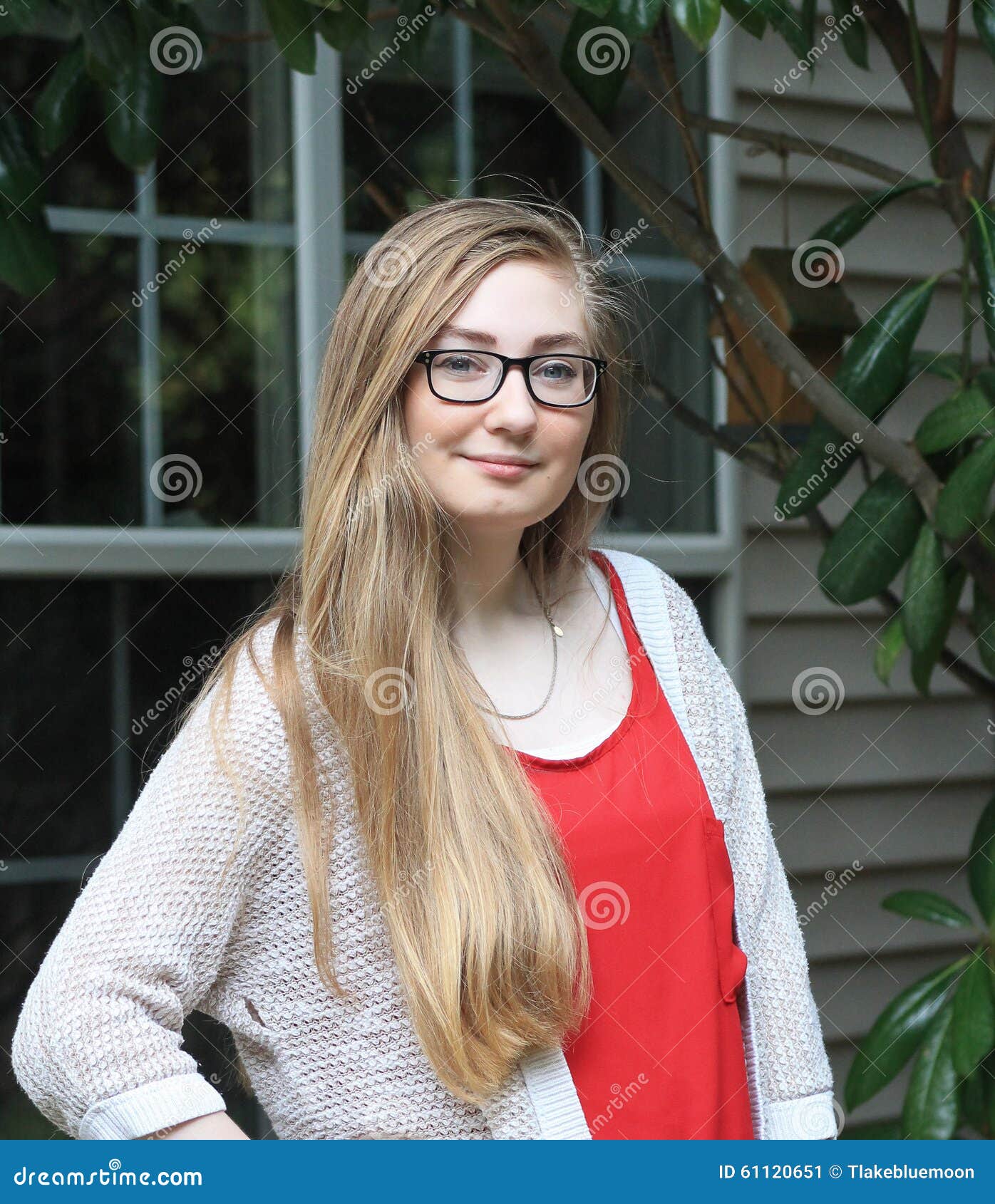 Teen Girl 1 Stock Image Image Of Style Shirt Blond