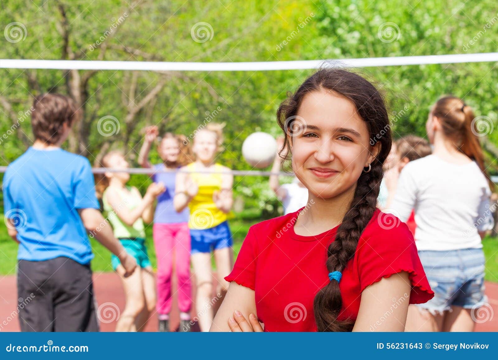 African teen girl - Playground