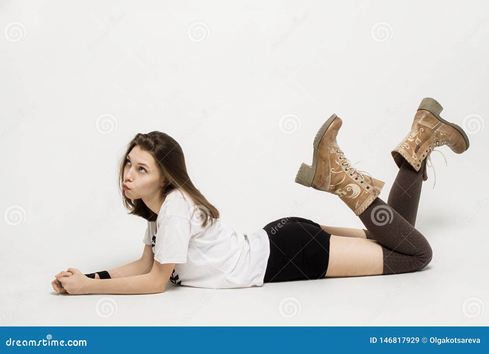 Teen Girl In Boots