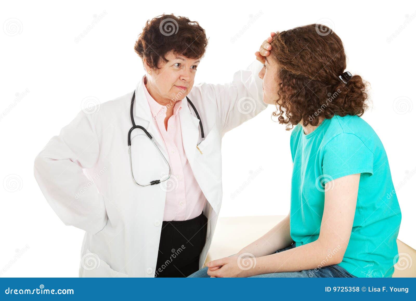 Teen Medical Examination Stock Photo Image Of Insurance 97253