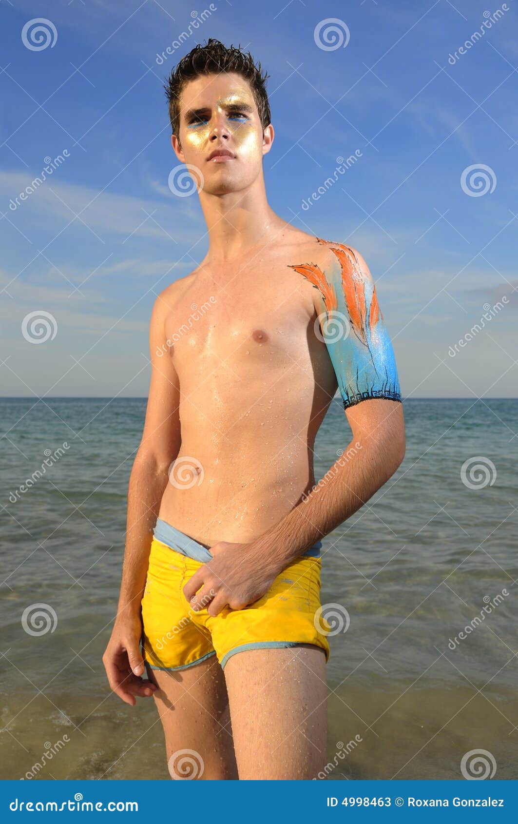 Male Model Body Paint Female Frontal Nakeds