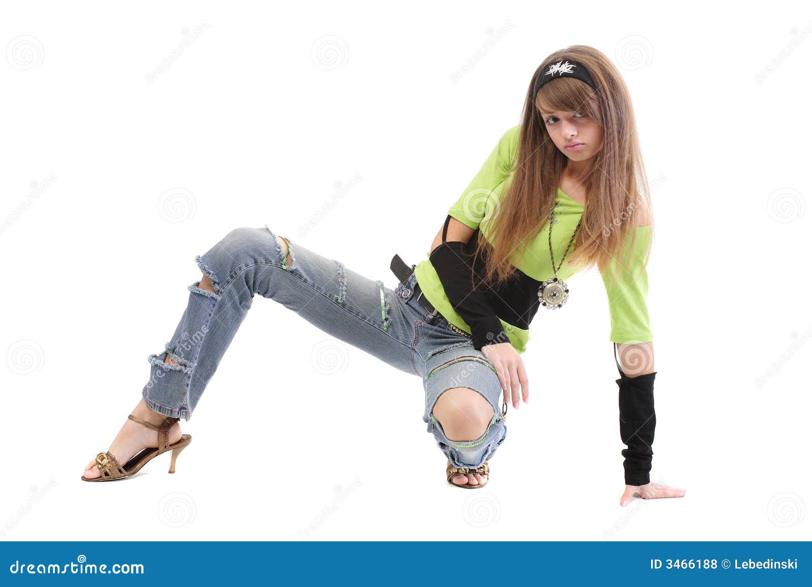 teens ripped jeans