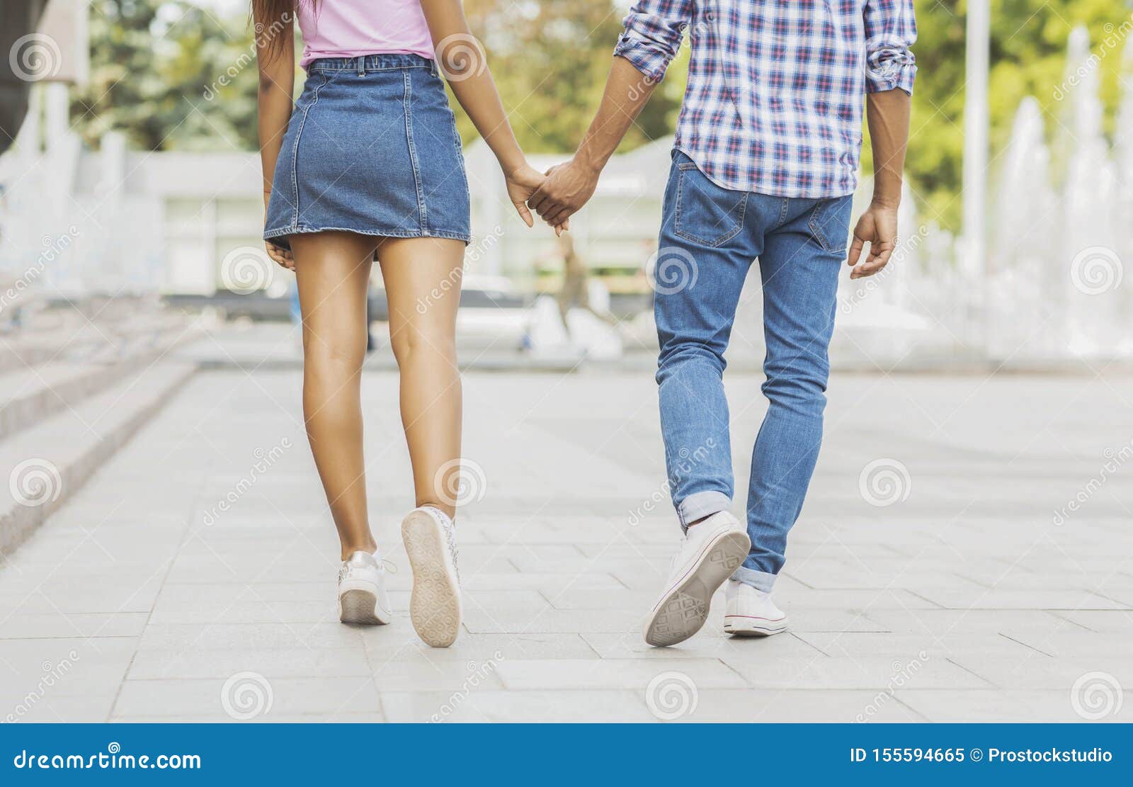 Teens Holding Hands