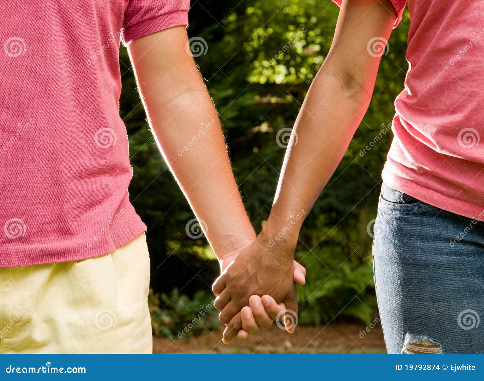 Interracial Romance Of Native Girl And White Man RoyaltyFree Stock