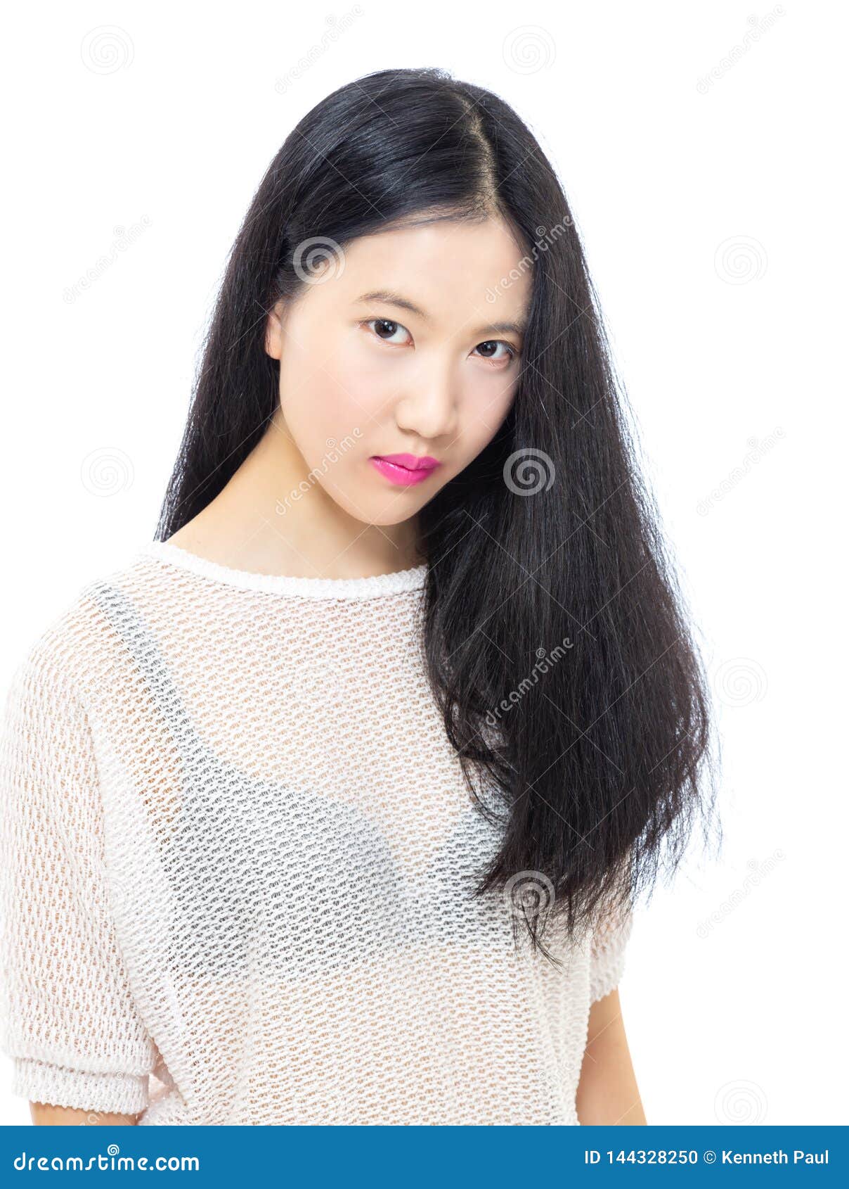 Teenage Asian High School Girl Stock Photo - Image of school, happy ...