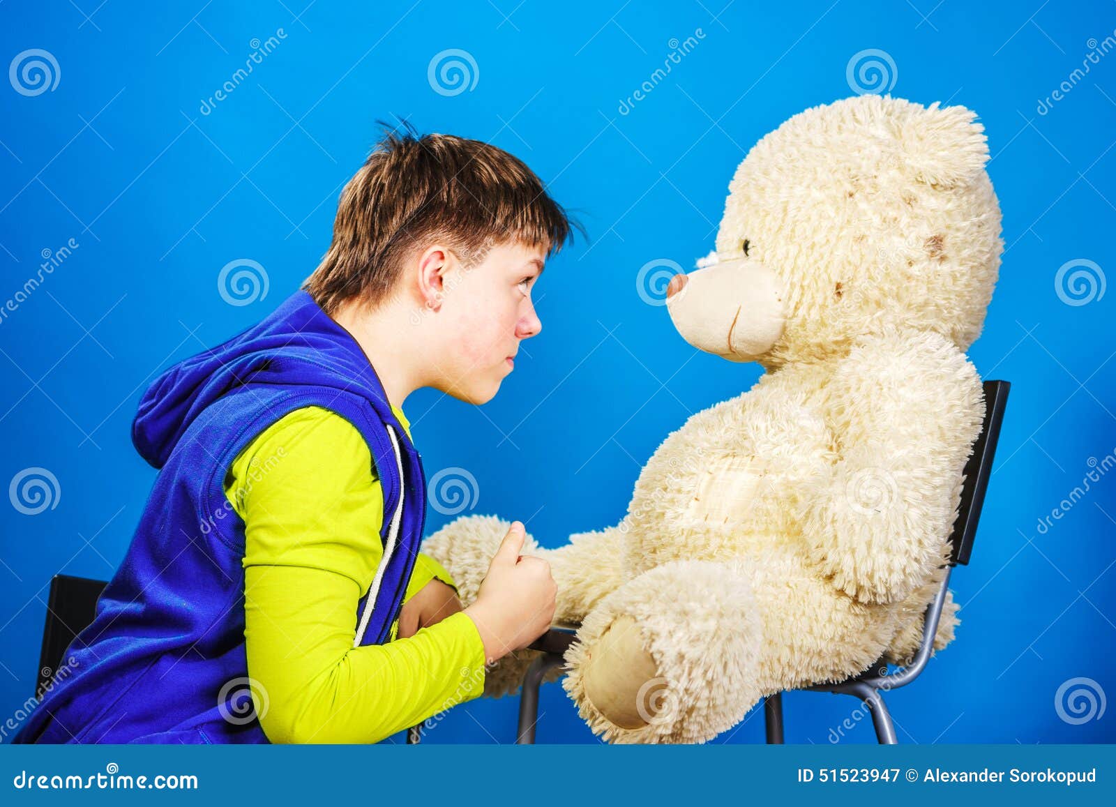 boy with teddy bear