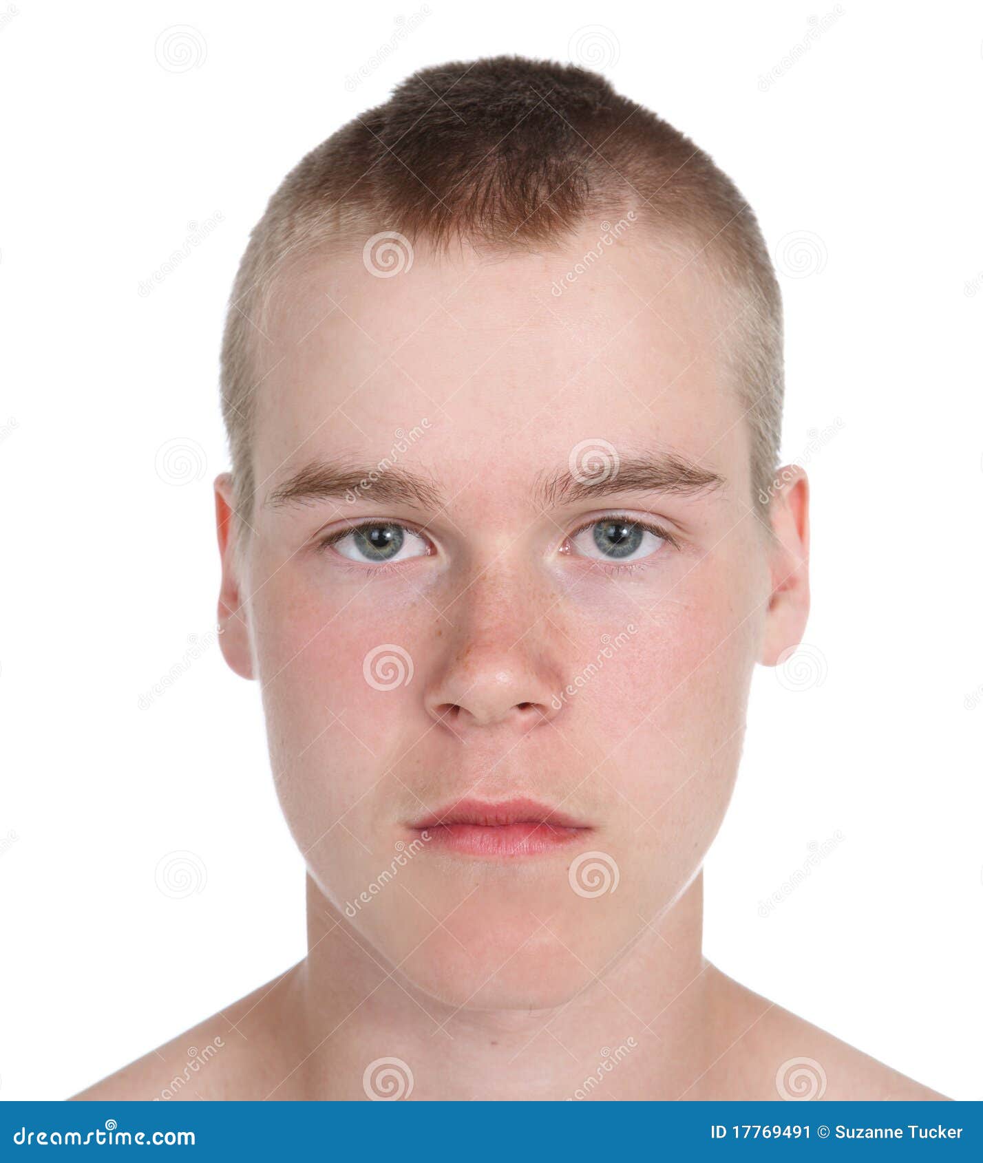 Teenage Boy with a Mohawk Hairstyle Stock Image - Image of face, person:  17769491