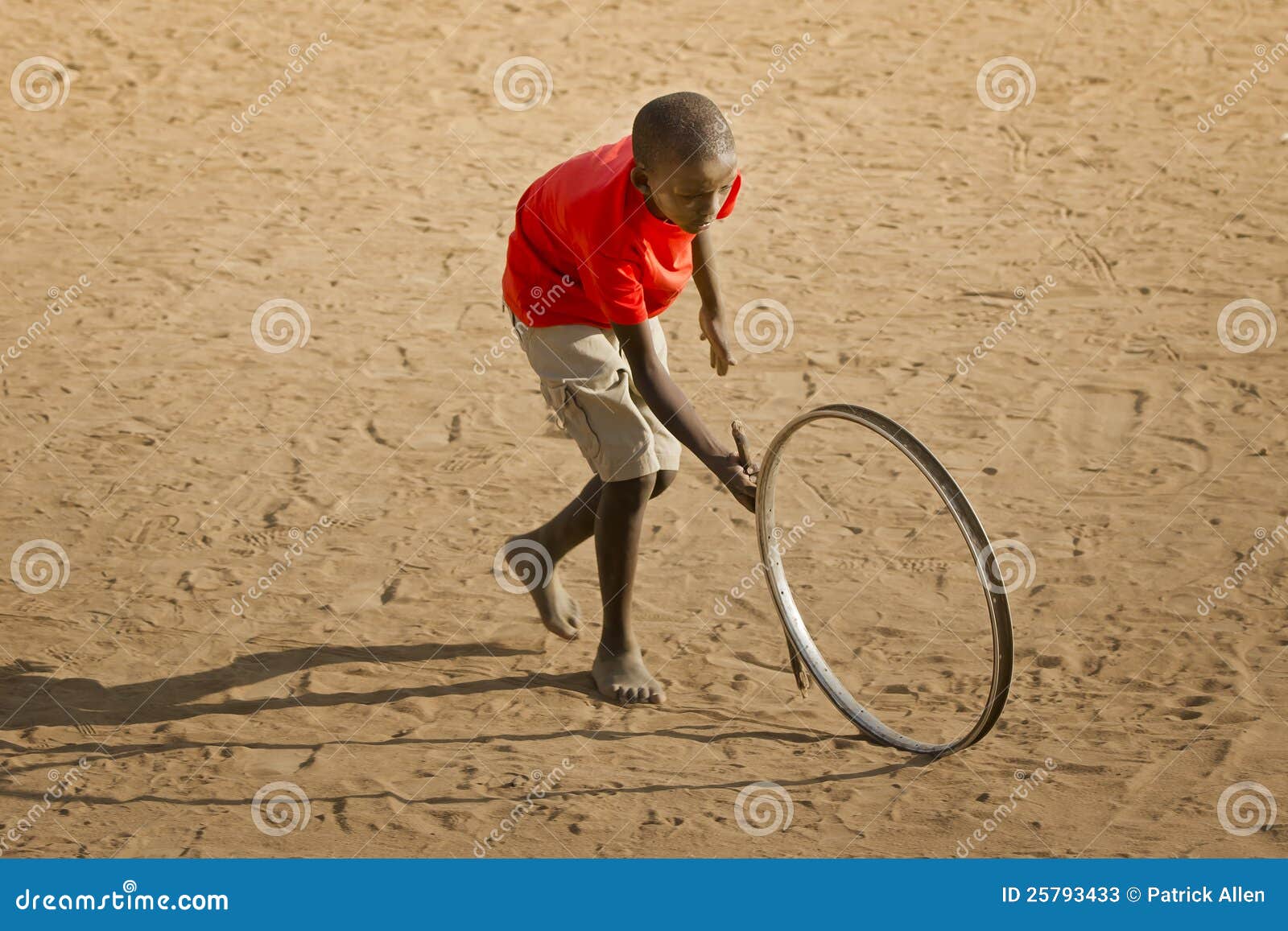 Teenage Boy Playing with Wheel Landscape Stock Image Image of teenager, game 25793433