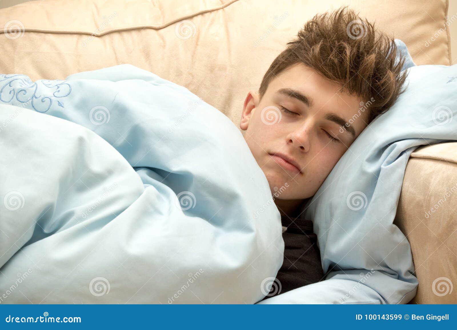 Teenage Boy Sleeping